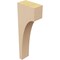Ekena Millwork 2"W x 4"D x 12"H Thin Huntington Rough Cedar Woodgrain TimberThane Corbel, Primed Tan CORUR02X04X12HUNRCPR - alternate 3
